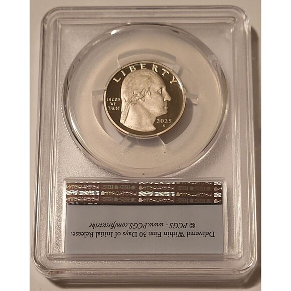 2025 S Clad Ida B Wells Quarter Proof PR70 DCAM PCGS First Strike - Picture 2 of 2